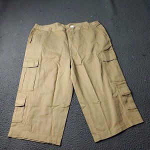 King Size Shorts Mens Size 42 Big & Tall  Cargo Khaki Tan